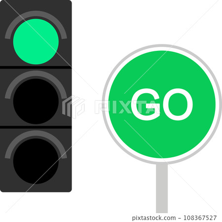 Traffic Light Go Sign