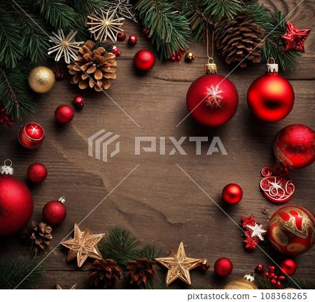 Christmas Decoration Background Christmas Decoration Background 108368265