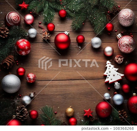 Christmas Decoration Background Christmas Decoration Background 108368268
