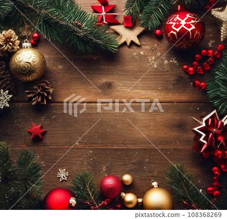 Christmas Decoration Background Christmas Decoration Background 108368269