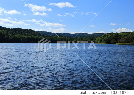 The surface of Lake Chimikep (Hokkaido, hokkaido) The surface of Lake Chimikep (Hokkaido, hokkaido) 108368701