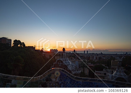 Scenery from Park Guell 108369126