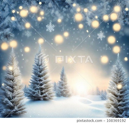 Cristmas Winter Background  108369192
