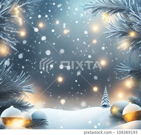 Cristmas Winter Background  108369193