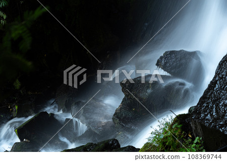 Beautiful waterfall 108369744