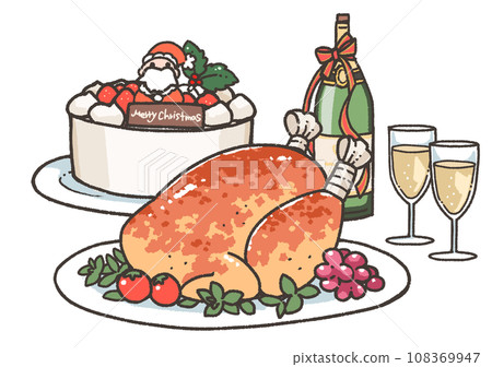 Christmas dinner 108369947