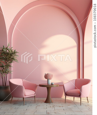 A very bright and colorful living room A very bright and colorful living room 108370018