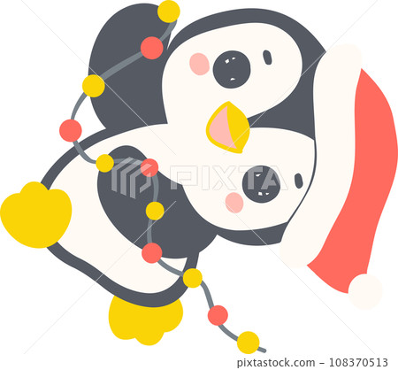 Christmas Penguin cartoon Winter Animal kawaii hand drawing Christmas Penguin cartoon Winter Animal kawaii hand drawing 108370513