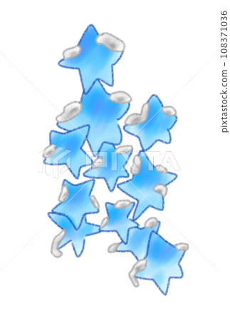 snow covered star 108371036