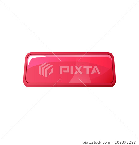 Vector pink game button, square frame for user ui menu interface, options and selection glossy board, panel settings Vector pink game button, square frame for user ui menu interface, options and selection glossy board, panel settings 108372288