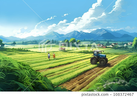 廣闊的鄉村景觀 廣闊的鄉村景觀 108372467