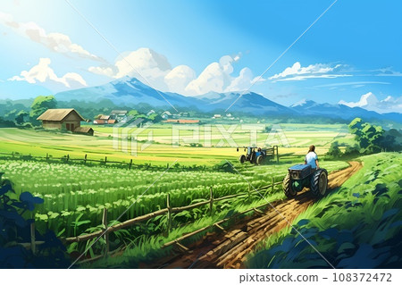 廣闊的鄉村景觀 108372472