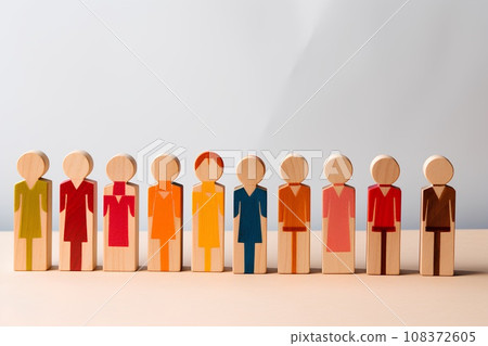 Cork doll for name engraving 108372605