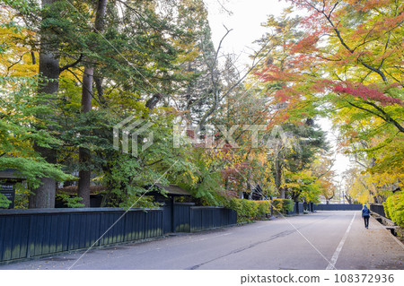 Autumn Kakunodate Samurai Residence Street (Aoyagi House) - Scenery of the beginning of autumn leaves - Semboku City, Akita Prefecture 108372936