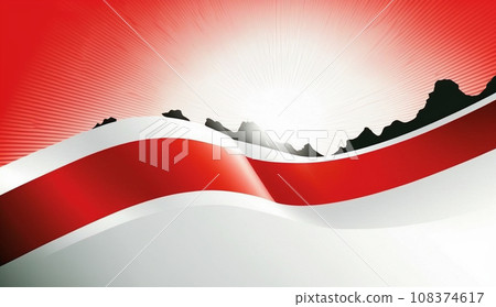 Background with the national flag of Austria as a motif Background with the national flag of Austria as a motif 108374617