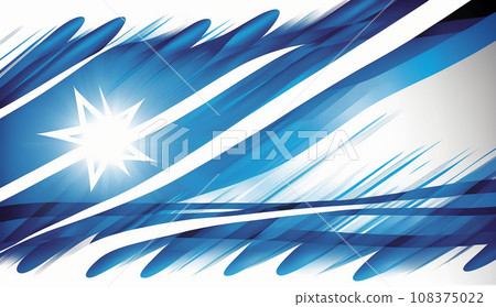 Background with Israeli flag motif 108375022