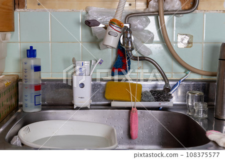 Old kitchen in an old house Old kitchen in an old house 108375577