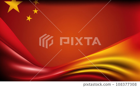 以中國國旗為主題的背景 以中國國旗為主題的背景 108377308