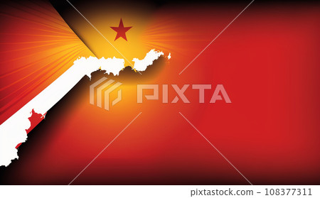 Background with Chinese flag motif Background with Chinese flag motif 108377311