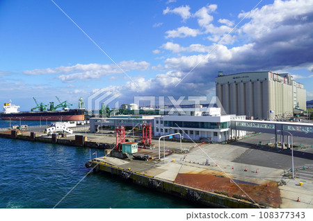 Hachinohe Port seen from the departing ferry (Silver Tiara) 108377343