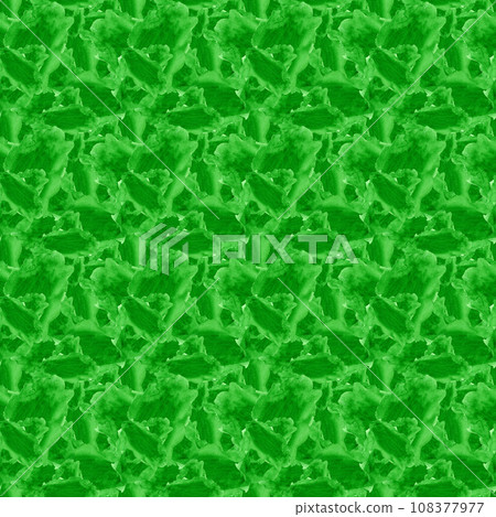 Watercolor green abstract seamless pattern for background design illustrations of spring, Easter, St Patrick, green grass, summer greenery 108377977