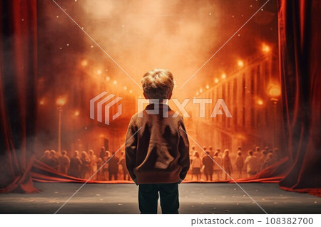 Actor child boy theater. People audition. Generate Ai Actor child boy theater. People audition. Generate Ai 108382700