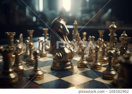 Queens gambit. Win move king. Generate Ai Queens gambit. Win move king. Generate Ai 108382902