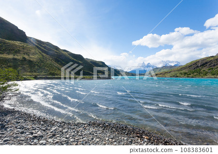 Torres del Paine National Park landscape, Chile Torres del Paine National Park landscape, Chile 108383601