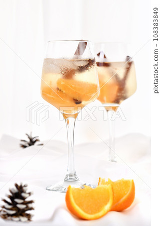 Christmas spritz a perfect cocktail 108383849