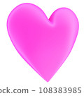 Heart diagonal alpha channel 108383985