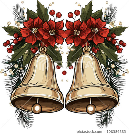 Festive Holiday Bells 108384883