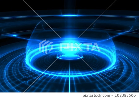 Magical sound wave symbol. Neural network AI generated art 108385500