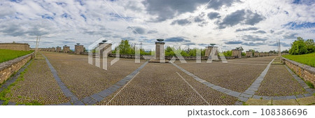 Picture of the memorial at the Buchenwald concentration camp near Weimar in Thuringia during the day Picture of the memorial at the Buchenwald concentration camp near Weimar in Thuringia during the day 108386696