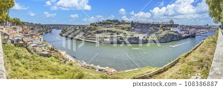 Panoramic view over Douro river near Porto during daytime Panoramic view over Douro river near Porto during daytime 108386887