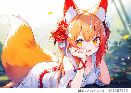 狐狸女孩 [AI 生成圖像] 108387253