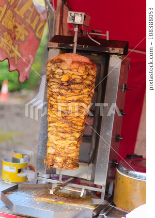 Kebabs on sale at a festival stall Kebabs on sale at a festival stall 108388053