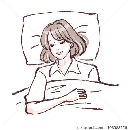 Illustration material of women and girls 108388356