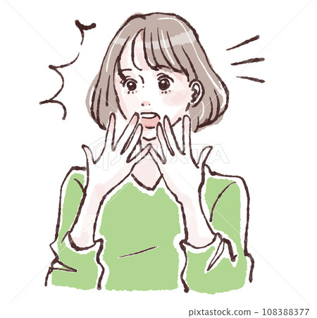 婦女和女孩插畫素材 108388377