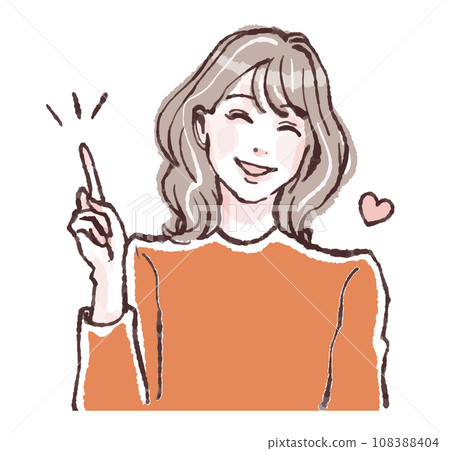 婦女和女孩插畫素材 108388404