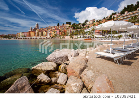 Menton, French Riviera, France 108388421