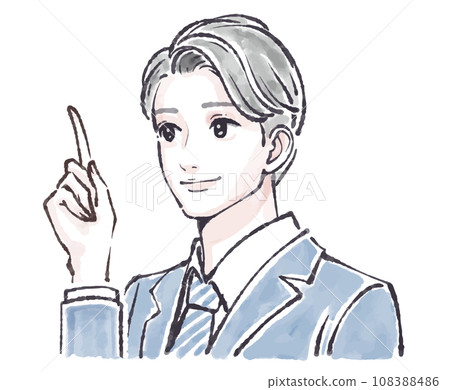Illustration material of men and boys 108388486