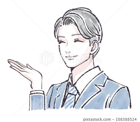 男人和男孩插畫素材 108388524