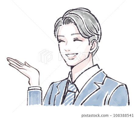 Illustration material of men and boys 108388541