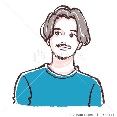 Illustration material of men and boys 108388543