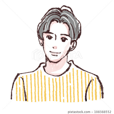 Illustration material of men and boys Illustration material of men and boys 108388552