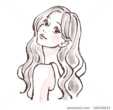 婦女和女孩插畫素材 婦女和女孩插畫素材 108388643