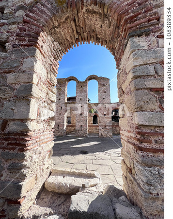 The Church of Saint Sofia in ancient city of Nessebar, Bulgaria The Church of Saint Sofia in ancient city of Nessebar, Bulgaria 108389334