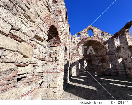 The Church of Saint Sofia in ancient city of Nessebar, Bulgaria The Church of Saint Sofia in ancient city of Nessebar, Bulgaria 108389345