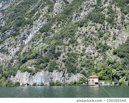 Alone house in mountains Porlezza Italy lake Lugano Alone house in mountains Porlezza Italy lake Lugano 108389348