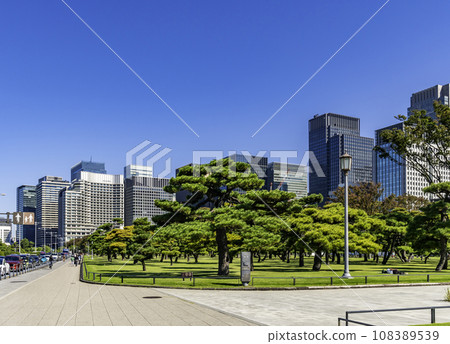 東京大手町、皇居外苑和東京千代田區大手町大廈 108389539